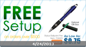 Free Setup on orders over $500