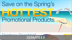 Save on the Spring's HOTTEST Promotional Products